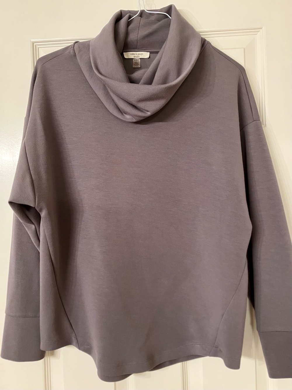 Cable & Gauge Cowl Neck